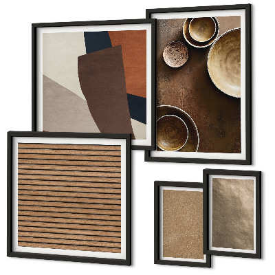 Galeria de parede Estruturas minimalistas de pedra