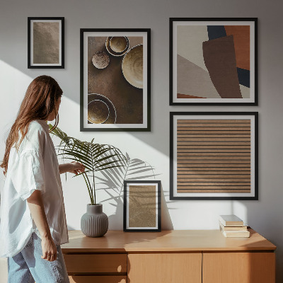 Galeria de parede Estruturas minimalistas de pedra