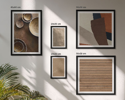 Galeria de parede Estruturas minimalistas de pedra