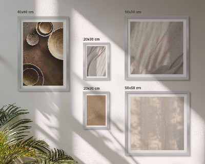 Parede galeria de quadros Estruturas de textura minimalistas