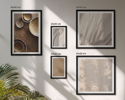 Parede galeria de quadros Estruturas de textura minimalistas