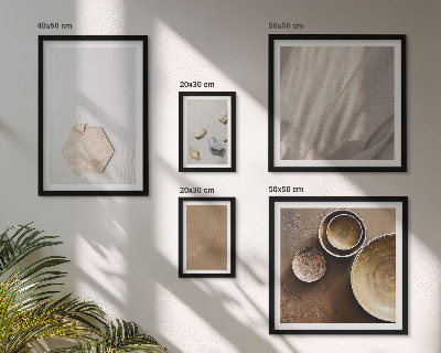 Galeria de parede Texturas minimalistas e aconchegantes