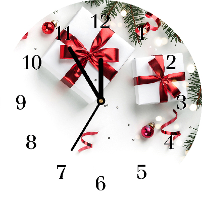 Relógio de parede Presentes de Natal Decorações Galhos