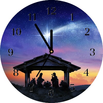 Relógio de parede Presépio Jesus