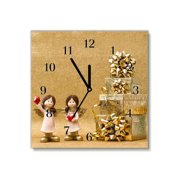 Relógio de parede Quadrado-Presentes Feriados Anjos Decorações