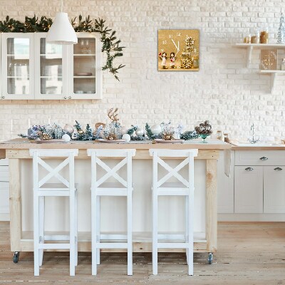 Relógio de parede Quadrado-Presentes Feriados Anjos Decorações