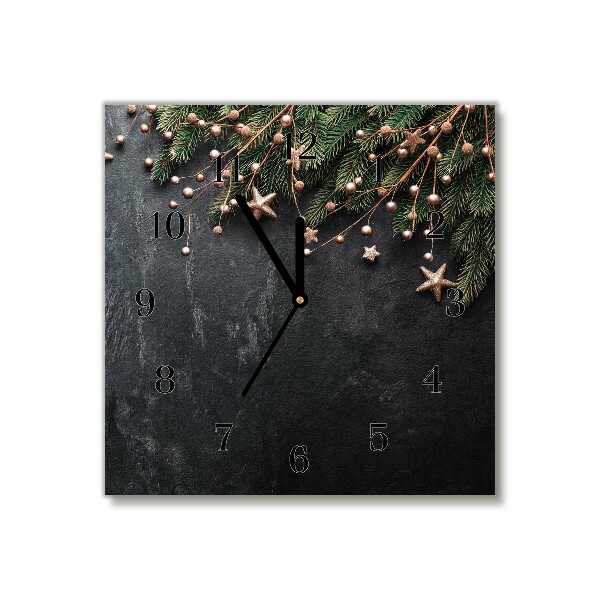 Relógio de parede Quadrado-Decorações para árvores de Natal Estrelas de Natal