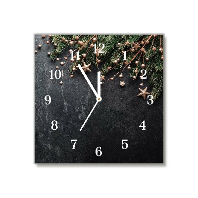 Relógio de parede Quadrado-Decorações para árvores de Natal Estrelas de Natal