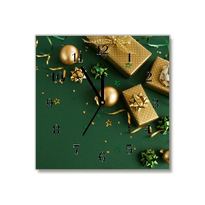 Relógio de parede Quadrado-Presentes Decorações Férias de Inverno