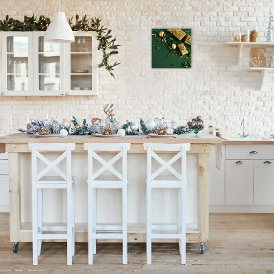 Relógio de parede Quadrado-Presentes Decorações Férias de Inverno