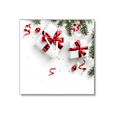 Relógio de parede Quadrado-Presentes de Natal Decorações Galhos