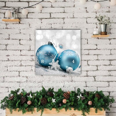 Relógio de parede Quadrado-Enfeites Decorações de Férias de Inverno