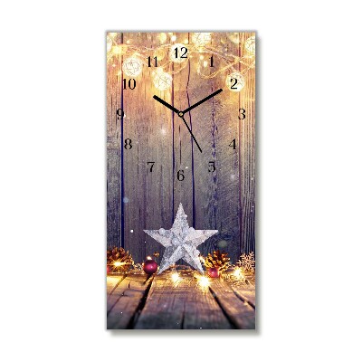 Relógio de parede Vertical-Decorações de Luzes de Natal