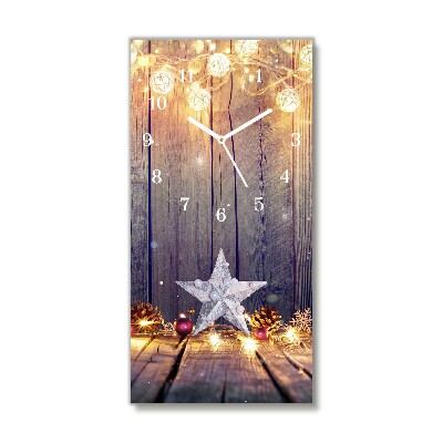 Relógio de parede Vertical-Decorações de Luzes de Natal