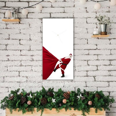 Relógio de parede Vertical-Presentes de Natal do Papai Noel