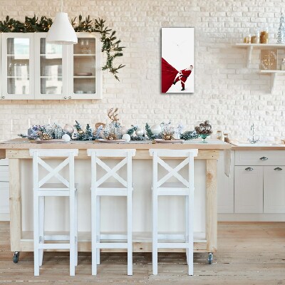 Relógio de parede Vertical-Presentes de Natal do Papai Noel