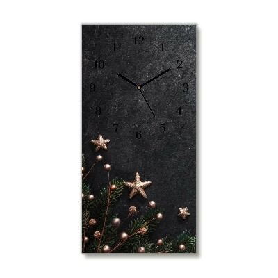 Relógio de parede Vertical-Decorações para árvores de Natal Estrelas de Natal