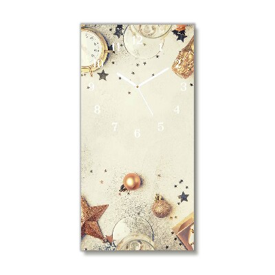 Relógio de parede Vertical-Enfeites de Natal