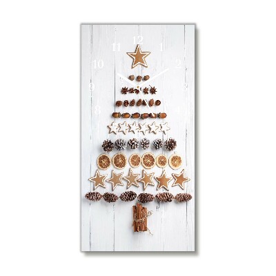 Relógio de parede Vertical-Decorações de Natal de gengibre