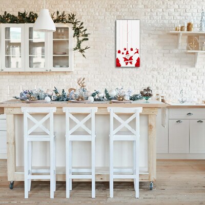 Relógio de parede Vertical-Presentes de Natal do Papai Noel