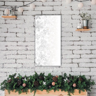 Relógio de parede Vertical-Flocos de neve de inverno