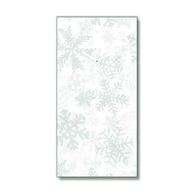 Relógio de parede Vertical-Flocos de neve de inverno