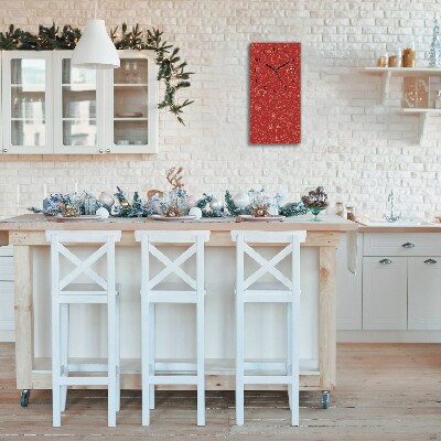 Relógio de parede Vertical-Enfeites de Natal Decoração de Inverno