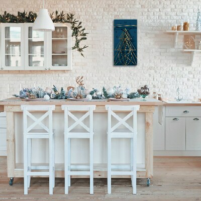 Relógio de parede Vertical-Árvore de Natal para as férias de Natal