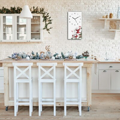 Relógio de parede Vertical-Presentes de Natal Decorações Galhos