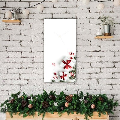 Relógio de parede Vertical-Presentes de Natal Decorações Galhos