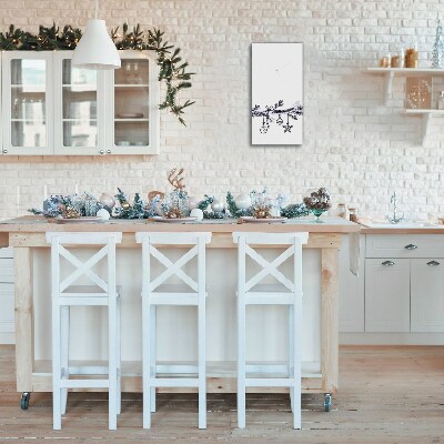 Relógio de parede Vertical-Decorações de Natal Decorações de Inverno