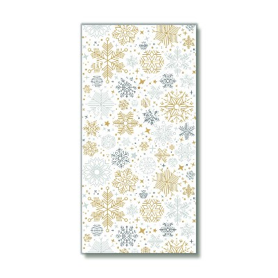 Relógio de parede Vertical-Flocos de neve Natal Inverno