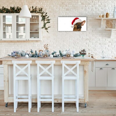 Relógio de parede Níveis-Bulldog Dog Natal