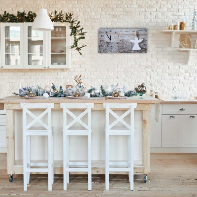 Relógio de parede Níveis-Anjo de Natal Inverno