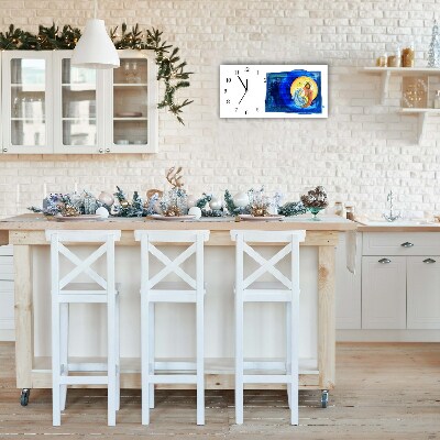 Relógio de parede Níveis-Natal Abstração Família Inverno