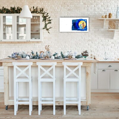 Relógio de parede Níveis-Natal Abstração Família Inverno