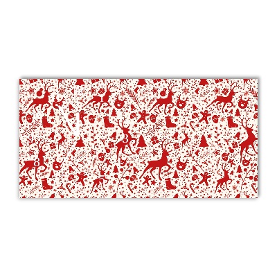 Relógio de parede Níveis-Decoração de Natal com Rena de Inverno