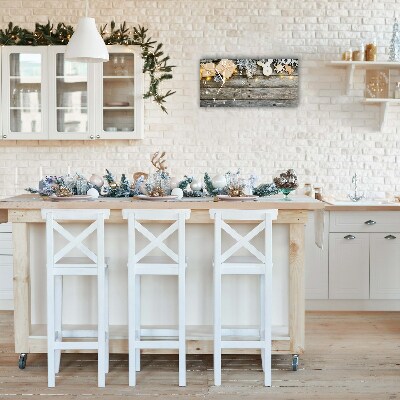 Relógio de parede Níveis-Árvore de Natal, presentes, decoração de feriados