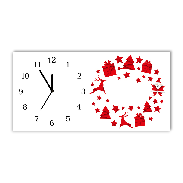 Relógio de parede Níveis-Decorações de Natal Feriados