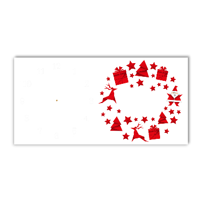 Relógio de parede Níveis-Decorações de Natal Feriados