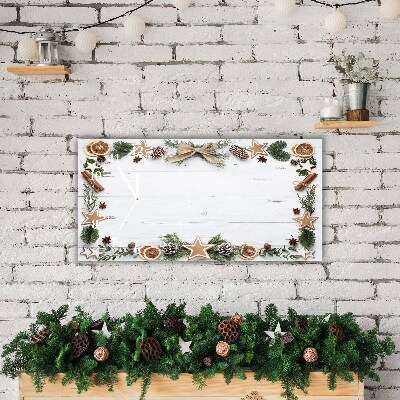 Relógio de parede Níveis-Biscoito de gengibre para as férias de Natal