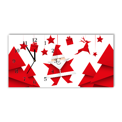 Relógio de parede Níveis-Presentes de Natal do Papai Noel