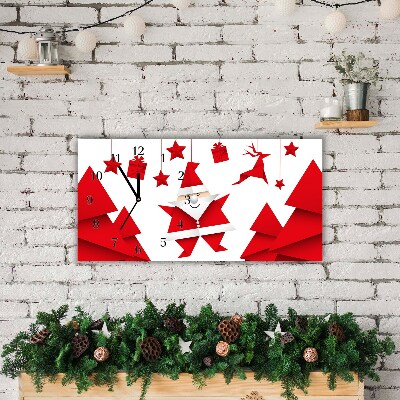 Relógio de parede Níveis-Presentes de Natal do Papai Noel