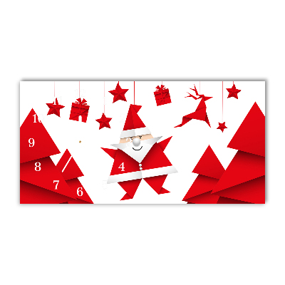 Relógio de parede Níveis-Presentes de Natal do Papai Noel