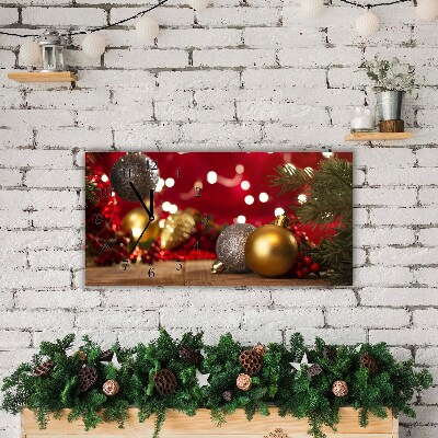 Relógio de parede Níveis-Árvore de Natal, enfeites de Natal, decorações