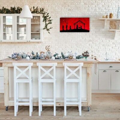 Relógio de parede Níveis-Férias de Natal com Estrelas