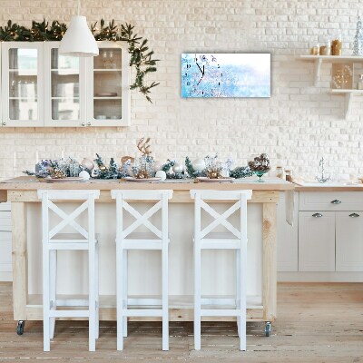 Relógio de parede Níveis-Natal de neve de inverno