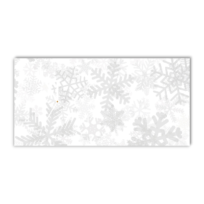 Relógio de parede Níveis-Flocos de neve de inverno