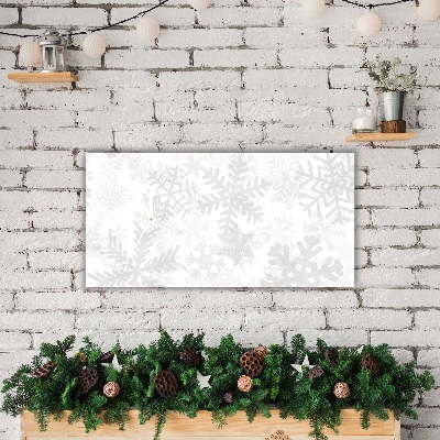 Relógio de parede Níveis-Flocos de neve de inverno