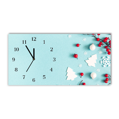 Relógio de parede Níveis-Decorações de floco de neve de Natal